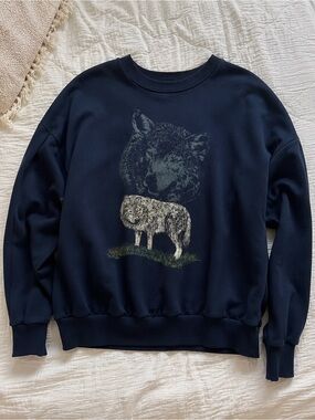 Vintage McGregor Wolf Graphic Crewneck Sweatshirt